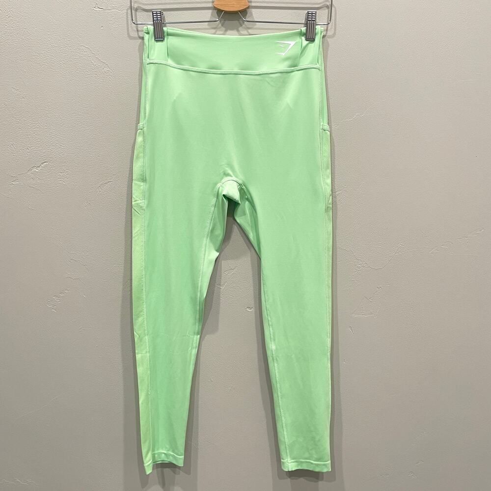Gymshark Bali Green Sport Leggings - Size: Medium